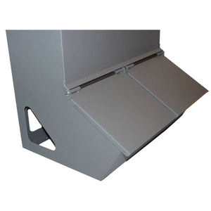 Jh-mech pengumpan babi pintu ganda, pengumpan melalui Creep lasan penuh 16 Gauge baja cor besi pengumpan babi serbaguna - Product Image 3