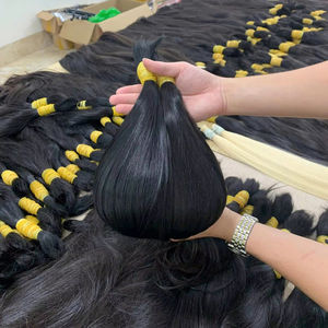 Precio al por mayor 30 pulgadas vietnamita 100% extensiones de cabello crudo colores claros Super doble dibujado 1 paquete 100 gramos - Product Image 1