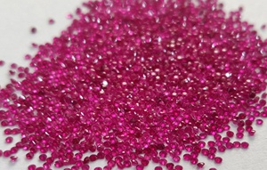 Natural Brilliant Cut <strong>Ruby</strong> 1.50mm Round Faceted - Loose Brilliant Cut <strong>Ruby</strong> - Product Image 3