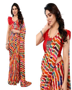 Nouvelle soie lourde KOTA DORIYA imprimé Saree coton feuille impression numérique effet BRASSO parfaitement assorti chemisier formel pour les fêtes - Product Image 1