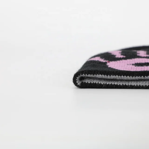 Gorro con etiqueta tejida personalizada al por mayor de alta calidad, gorro liso acrílico Unisex bordado teñido, Gorras acanaladas de punto, gorro de esquí de invierno - Product Image 6