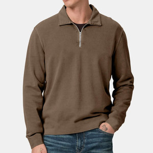 Sudadera con capucha para deportes al aire libre con logotipo personalizado sudadera de algodón en blanco con cremallera - Product Image 6