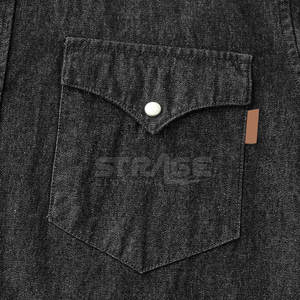 Chemise en jean 100 % coton respirante, nouveau style, faible MOQ, écologique, coupe facile, toucher confortable, personnalisable - Product Image 5