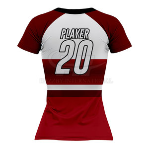 T-shirt de softball confortable à col rond, manches courtes, imprimé, écologique, 100 % polyester, personnalisable pour l'entraînement sportif – Meilleures ventes - Product Image 4
