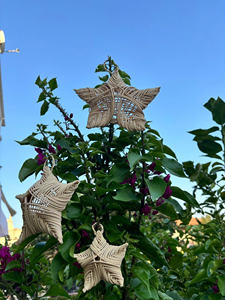 Campana decorativa de ratán natural, adorno navideño tejido de mimbre, decoración colgante de Navidad, artículo de temporada navideño - Product Image 5