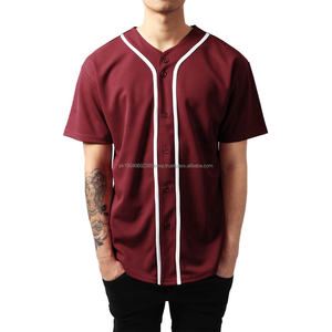 Maillot de baseball et de softball à boutons personnalisé de haute qualité pour hommes, design respirant, taille personnalisée, impression par sublimation incluse - Product Image 1