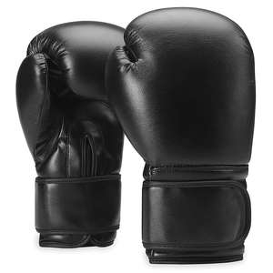 Gants de boxe en cuir respirant de haute qualité avec fermeture à tirette, couleur personnalisée pour hommes et femmes, pour l'entraînement en extérieur et la compétition - Product Image 1