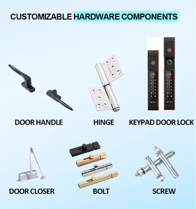 Puerta Exterior de Seguridad Residencial de Aluminio Metálico, Personalizable, para Patio Trasero - Product Image 5