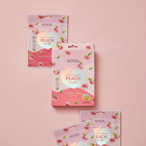 ชุดมาส์กกระชับผิว (5/กล่อง) หน้ากากพีชให้ดูอวบและกระชับ - Product Image 4