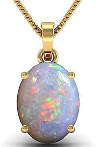 Chaîne en argent sterling avec opale éthiopienne naturelle faite à la main, sertie en forme de bélière, 13x18 mm, chaîne à maillons, bijoux vintage pour mariage et mode - Product Image 5