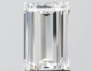 Baguette 2.03ct E VVS2 Diamant de laboratoire cultivé pour la fabrication de bijoux Diamant CVD - Product Image 5