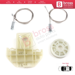 Kit de réparation de lève-vitre BWR289, porte arrière droite pour Focus MK1 4/5 portes, berline, station-wagon, 1138203 - Product Image 2