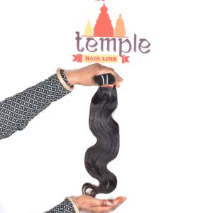 Indien naturel 100% vierge non traitée cuticule aligné vague profonde Extensions de cheveux pas cher Machine Double trame tissage brut humain - Product Image 3