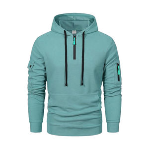 Premium Quality <b>Quarter</b> <b>Zip</b> Pullover Sweatshirts <b>Men</b> Heavyweight Cotton <b>Fleece</b> <b>Men</b> Hoodies Unisex Thick Comfortable Stylish - Product Image 6