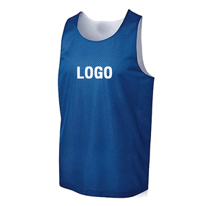 Vente en gros pas cher maillot de basket-ball en maille sublimée 100% polyester chemises de basket-ball à séchage rapide et évacuation de l'humidité débardeurs pour hommes - Product Image 2
