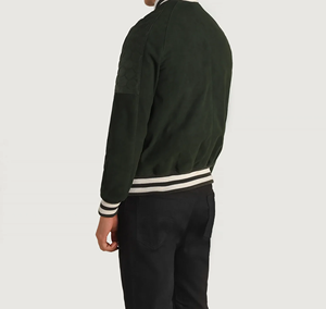 Chaqueta Varsity de lona duradera para hombre, estilo universitario, Letterman, deportes inspirados en Chicago para Bulls, diseño para primavera - Product Image 6