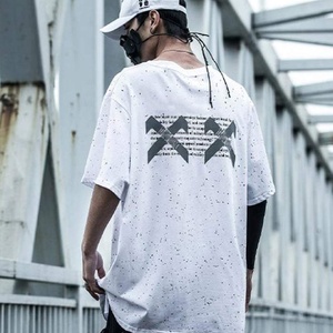 เสื้อยืดผู้ชายสะท้อนแสงเสื้อยืดสีขาวไซเบอร์พังค์กันน้ำเสื้อยืดนินจาสตรีทแวร์ใส่ได้ทั้งชายและหญิงเสื้อยืดขนาดใหญ่ - Product Image 2