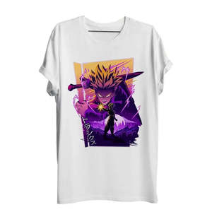 For <strong>Dragon</strong> <strong>Ball</strong> <strong>Z</strong> Animated <strong>T</strong>-<strong>Shirt</strong> Trunks 100% Mercerized Cotton Jersey Fabric Dip Dye Technique 200-240 Grams Compressed - Product Image 1