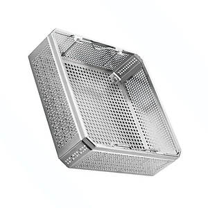 Cestas de esterilización de malla de alambre de acero inoxidable profesional Bandejas de instrumentos para juego de instrumentos quirúrgicos médicos Manual - Product Image 2