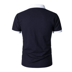 Camiseta de Polo de piqué ligera para hombre negra, camisetas de algodón de fibra de bambú para hombre de Pakistán a la venta - Product Image 2