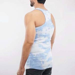 Débardeurs pour hommes respirants de style de rue imprimé par sublimation personnalisée OEM débardeurs en coton et polyester nouveau design de mode pour hommes - Product Image 3