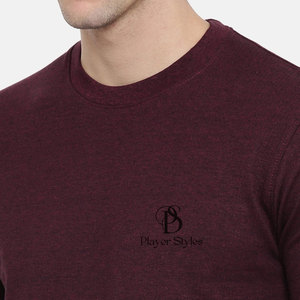 Sweatshirts demi-zippés légers et confortables pour hommes Vêtements d'hiver Impression gaufrée Tissus brodés solides - Product Image 5