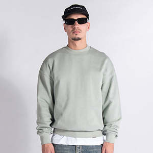 Sweat-shirt pour homme, look minimaliste, 100% coton, printemps, ODM personnalisable, 2 pièces, design brodé, style décontracté et confort tout au long de la journée - Product Image 4