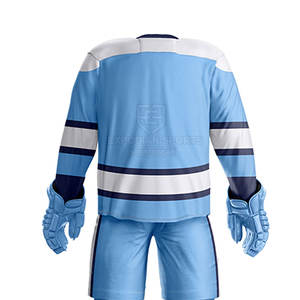 Tenues de hockey sur glace personnalisables les plus populaires, ensembles grande taille, respirantes et à séchage rapide pour adultes - Product Image 6