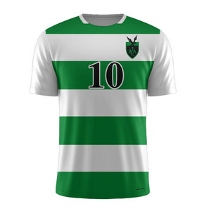 2025 hombres fútbol Jersey Kit personalizado equipo fútbol camiseta y pantalones cortos uniforme tela transpirable para partido entrenamiento ropa deportiva - Product Image 5