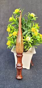 Gancho de ganchillo de madera ergonómico hecho a mano brillante para tejer la mejor idea de regalo - Product Image 5