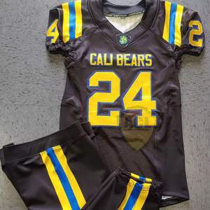 Uniforme de Fútbol Americano de Manga Corta Transpirable de Último Diseño, Calidad Premium, Personalizable, Ligero, Unisex para Adultos - Product Image 2