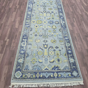 พรมวิ่งทำมือจากขนสัตว์ถักด้วยมือ สีสันสดใส ทนทาน หรูหรา สไตล์โมเดิร์น สำหรับตกแต่งบ้าน พรมสำหรับสวดมนต์ ห้องนั่งเล่น ห้องเด็ก สำนักงาน โรงแรม - Product Image 1