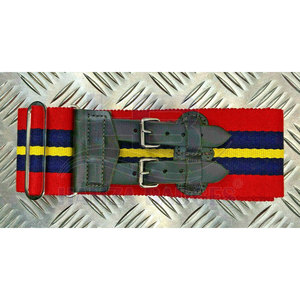Ceinture à rayures réglable durable en coton/nylon durable, écologique, légère et facile à fixer, uniforme à bords propres au toucher doux - Product Image 5