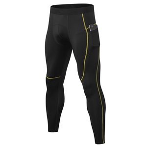 Leggings de compression respirants en polyester pour hommes Pantalon de sport sec et frais avec motif imprimé Vêtements de sport - Product Image 5
