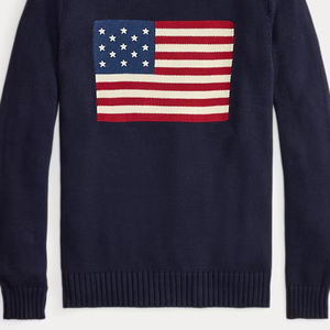 Áo len nam thiết kế riêng theo yêu cầu OEM & ODM, áo len cổ tròn kẻ sọc, áo len nam màu trơn chất liệu cotton dệt kim - Product Image 4