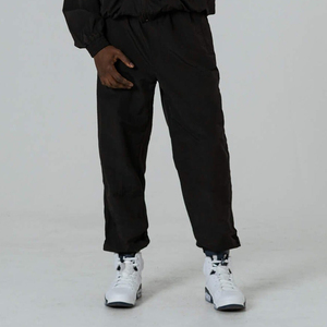 Logo personnalisé imprimé hiver noir ensemble de survêtements en coton vente de gros hommes coupe-vent veste de jogging pantalon unisexe 2 pièces ensemble - Product Image 6