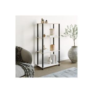 Estantería de madera industrial moderna de 3 estantes, estantería plegable para oficina en casa, para cocina, sala de estar, decorativa multiusos - Product Image 2