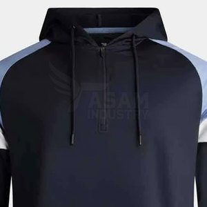 Quarter Zip Hoodie Casual Wear Pullover Comfortable Material with Clean Design Quarter Zip Hoodies - Product Image 3