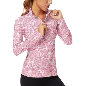 Camisas de sublimación de alta calidad para mujer, estampado de logotipo personalizado, tela suave, ropa deportiva informal ligera, camisa perfecta para mujer - Product Image 1