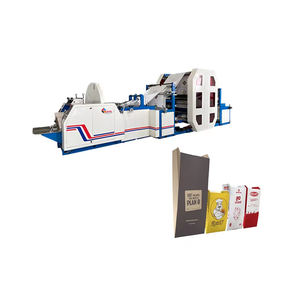 V sac de papier inférieur faisant la machine avec l'impression en ligne de 4 couleurs - Product Image 1