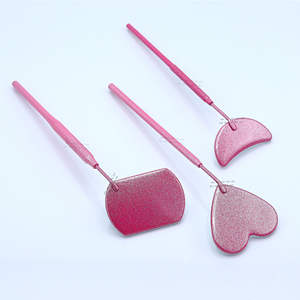 Espejo para Pestañas, Espejo Cuadrado Grande de Acero Inoxidable para Extensión de Pestañas, Espejo para Maquillaje con Mango Largo - Product Image 2