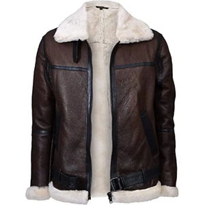 2026 Premium Quality Breathable Heavyweight Turn Down Collar Front Zipper Style Leather <b>Jacket</b> Available Unique Colors & Design - Product Image 6