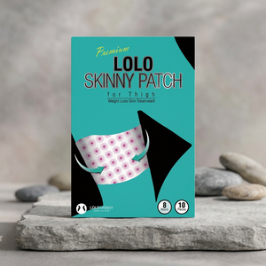 LOLOSKINNY Patch Amincissant Coréen Édition Noire Unisexe pour Cuisses, 10 unités, Anti-Cellulite, Brûleur de Graisse Interne des Cuisses, Lipolyse, Corps Inférieur - Product Image 1