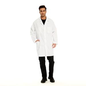 Nouvelle arrivée blouse de laboratoire blanche professionnelle en poly coton unisexe vente en gros longue blouse médicale professionnelle pour uniformes hospitaliers - Product Image 4