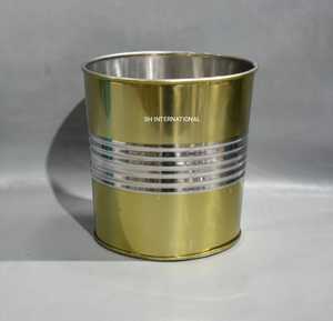 ถังเก็บไวน์และน้ำแข็งสแตนเลสแบบพกพาคลาสสิกพร้อมด้ามจับหุ้มฉนวนทนทานต่อการเกิดสนิมสำหรับงานปาร์ตี้กลางแจ้ง - Product Image 3