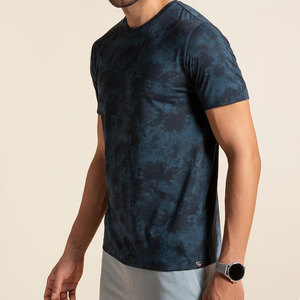 T-Shirt Homme Basique 100% Coton Biologique Trendy Street for Look Ourlet Étendu Coupe Classique - Product Image 3