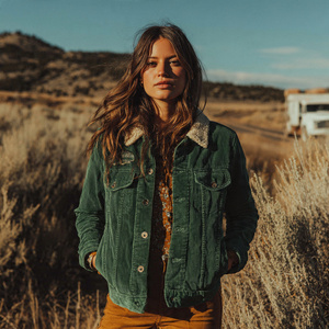 เสื้อแจ็คเก็ตคอร์ดูรอยคุณภาพสูงสำหรับผู้หญิง เสื้อโค้ทคอร์ดูรอยฤดูหนาว เสื้อแจ็คเก็ตคอร์ดูรอยสำหรับผู้หญิง เสื้อแจ็คเก็ตคอร์ดูรอยอุ่นๆ สำหรับผู้หญิง - Product Image 2