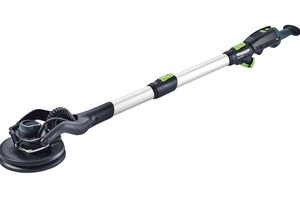 SUITABLE Long Reach Drywall Sander – 225mm Variable Length <b>Wall</b> & Ceiling Sanding Machine <b>with</b> LED <b>Light</b> - Product Image 2