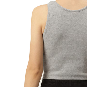 Precio al por mayor Nueva última llegada Mujeres Slim-Fit Crop Tank Top Logotipo personalizado de impresión de color sólido de algodón Crop Tank Top - Product Image 5