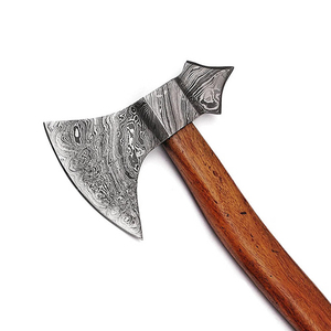 Wholesale Customized Bulk Orders OEM ODM Service Designed PRESTIGE BLADES Damascus Steel Axe Camping Wood Cutting Industrial - Product Image 6